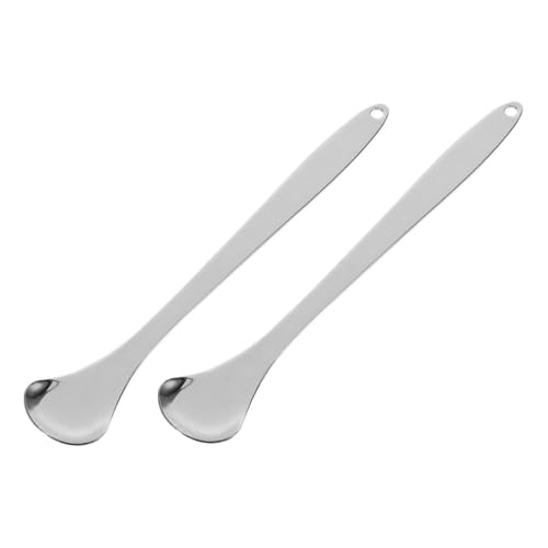 Didiseaon Metal Tongue Scraper Set for Adults 2pcs Tongue Scrubbers User-friendly Design Oral Health Tool for Bad Breath