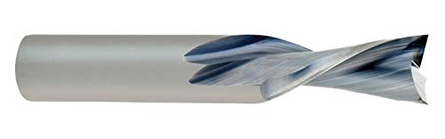 LMT Onsrud 57-285 Solid Carbide Downcut Spiral Wood Rout, Inch, Uncoated (Bright) Finish, 30 Degree Helix, 2 Flutes, 2.5000" Overall Length, 0.2500" Cutting Diameter, 0.2500" Shank Diameter