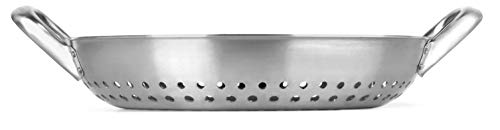 Frigideira Grill 32 Centímetros Aluminio Antiaderente Linha Profissional Multiflon