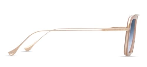 Dita FLIGHT.006 DT 7806 U-GLD-PNK White Gold/Dusty Pink Metal Square Sunglasses Grey Gradient Lens3
