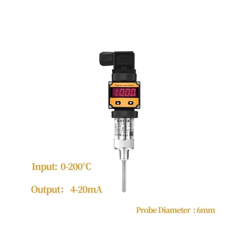 Transmisor de temperatura PT100 M20 LED digital industrial 3