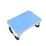 PPXCZZ Adjustable Bed Table Laptop Desk with Foldable Legs, Portable Standing Desk, Sofa & Couch Tray, Breakfast Tray, Computer Riser for Home, Office & Travel