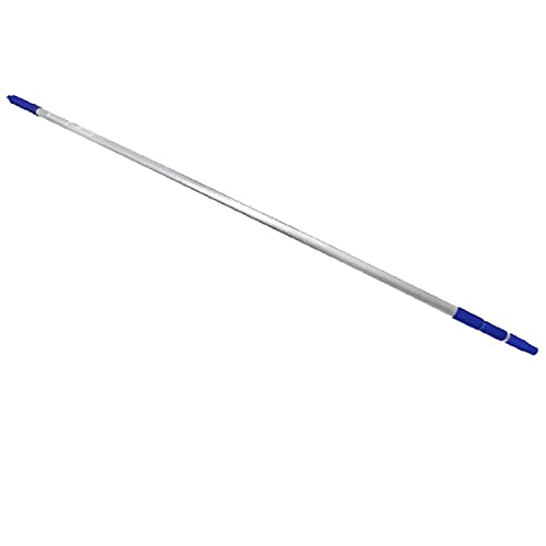 Tradineur - Palo de aluminio para escoba fregona extensible 4 m superficies altas