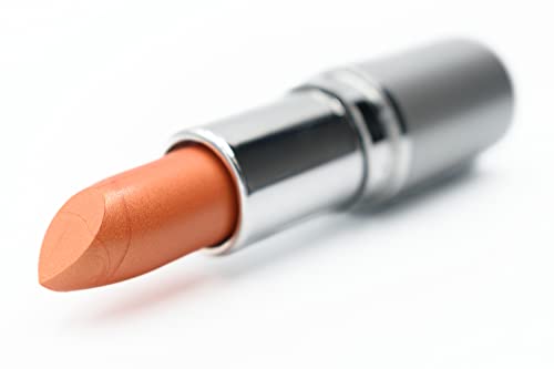 Image of Pure Ziva Orange Flare Pearl Coral Moisturizing Lip Cream Lipstick Color Paraben, Lanolin & Cruelty Free, No Animal Testing
