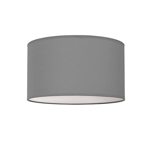 Plafonnier Nicole gris 2xE27 14x30 cm pour éclairage intérieur élégant