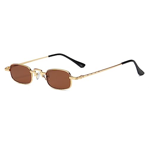 Lunettes de soleil rectangulaires MUTYNE à monture en métal pour homme et femme