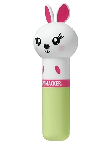 Lip Smacker Lippy Pals Bunny, Flavoured Lip Gloss for Kids Inspired by Animals, Moisturizing and Smoothing to Refresh your Lips, Caramel Corn Flavour