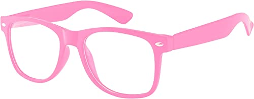 Image of OWL Retro Style Sunglasses 80's Classic Vintage Unisex Nerd Colored Frame