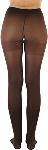 Image of ToBeInStyle Women's Nylon Solid Opaque Pantyhose Tights