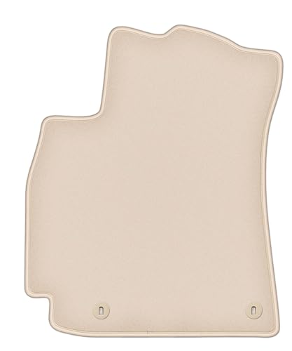 Tapis conducteur en velours pour voyager confortablement en Hyundai Elantra VII beige
