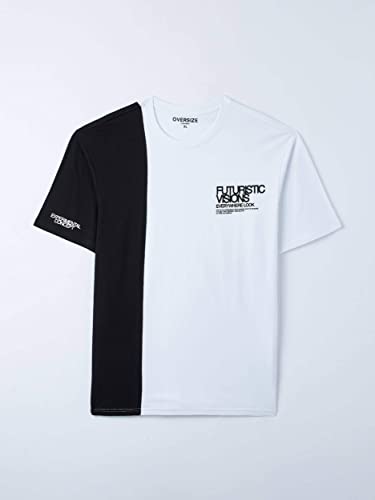 TERRANOVA - Maglietta da Uomo a Fantasia Block