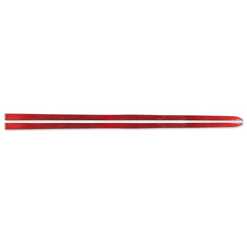 Autocollant cadre de porte en fibre de carbone noire pour Smart 453 Fortwo 2016-2021