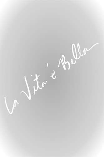 Quart Aksesuar Hayat Güzeldir La vita e Bella Araba Sticker Oto Cam Sticker 35 x 7 cm Beyaz