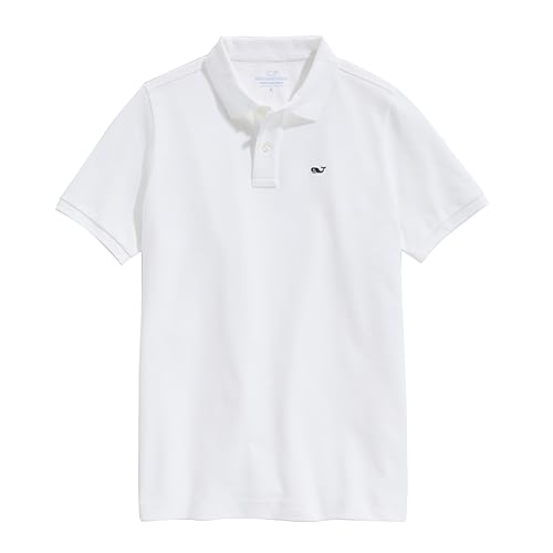 Image of Vineyard Vines Boys' Edgartown Short Sleeve Pique Polo