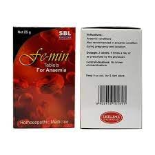 SBL's Fe-min Tablet - 25 GM Pack Of 1