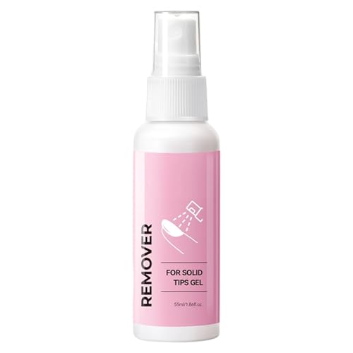 Removedor de pegamento para uñas: limpiador de esmalte de gel de, spray, disolvente fácil de manchas, solución refrescante para uñas, ayuda compacta | Perfecto para salón, hogar, viajes