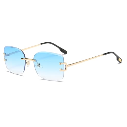 Lunettes de soleil sans monture légères pour éviter les maux de tête et marques sur le nez