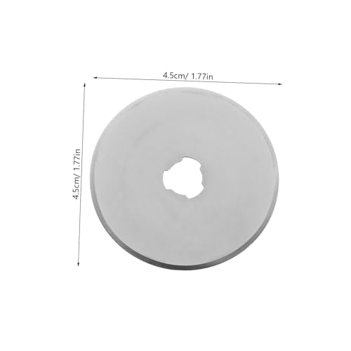 Beatifufu Rotary Blades Replacement 5pcs Quilting Craft Blades Sharp Rotary Cutting Tool for Fabric Leather Cardboard Wallpaper