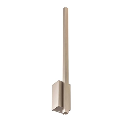 quitani LED Lámpara de pared Tolu (Moderno) en Gris hecho Aluminio e.o. para Salón & Comedor (1 llama, aplique,