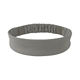 GOGO Stretchy Headbands Gray for Women, Non-Slip Sweat Headbands Thin Hair Band for Running Yoga Sport