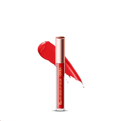 Image of Oshea Skin Perfect HD LIQUID LIP COLOR High Definition & Ultra Pigmented Enriched with Vitamin -E (2.6 ML (Pack of 1), LITTLE RED RIDING HOOD -03)