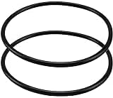 MSAOWUED 2/Pack SPX3000S Swimming Pool Strainer Lid Cover O-Ring Replacement for Super II Pool Pump SPX3000S O-12 U9-375 47-0438-07-R - Black