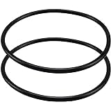 (2/Pack) SPX3000S Swimming Pool Strainer Lid Cover O-Ring Replacement for Hayward Super II Pool Pump SPX3000S O-12 U9-375 47-0438-07-R, black