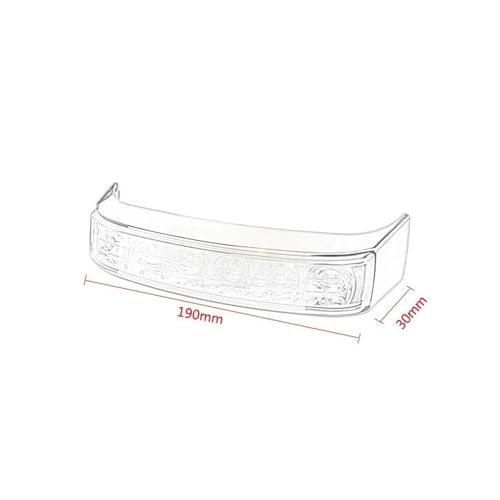 Feux arrière LED moto avec clignotant et feu stop sacoche Touring - 7