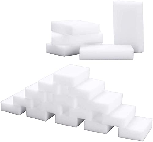 Esponjas Mágicas 20pcs Que Limpian La Esponja Multifuncional Para Quitar Las Manchas y Las Marcas Difíciles Para La Cocina Del Coche 9x6x3cm