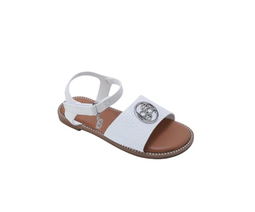 Image of bebe Girls' Sandals - Trendy Flat Designs with Rhinestones, Puffy Straps, Embossed Details and Charms for Toddlers /Little Kids /Big Kids