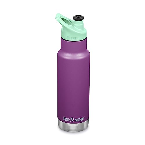 KLEAN KANTEEN Sparkling Grape Sport Cap with Classic Kids Bottle 12oz, 1 EA