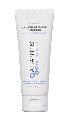 ALASTIN Skincare SilkSHIELD Mineral Sunscreen for Face SPF 30 (1.9 oz) | Lightweight Sunblock Lotion | Daily Moisturizer | Fragrance-Free