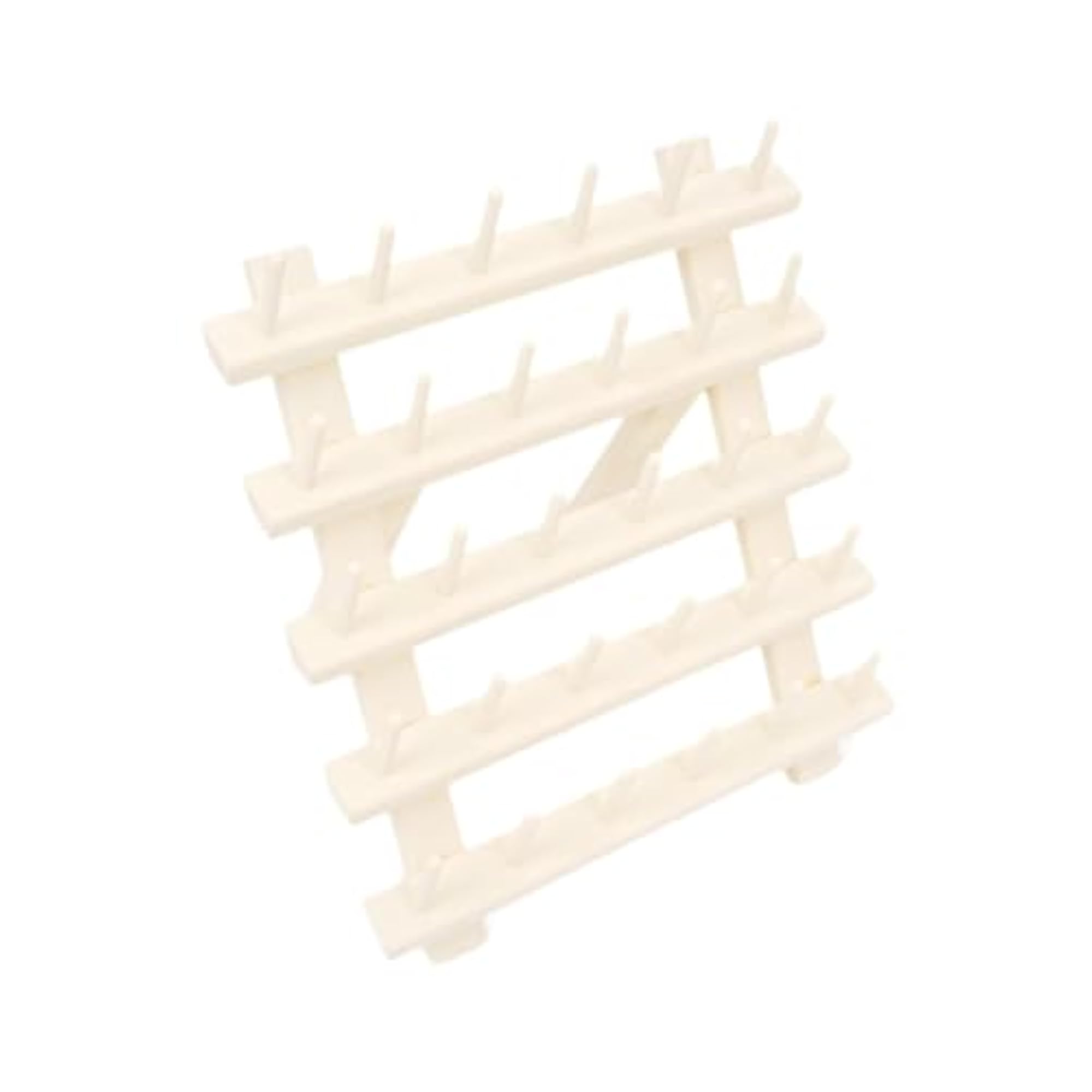 Wooden Thread Holder for 30 Spools, Sewing Thread Rack