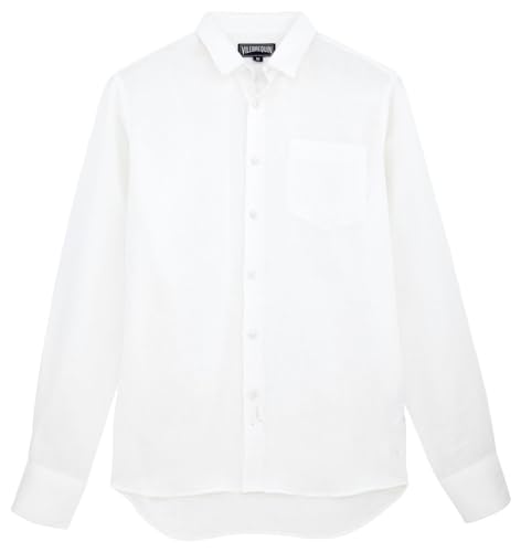 Men Linen Shirt Solid