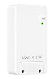 Interruptor WIFI: Control remoto, fácil instalación, compatible con asistentes de voz; ideal para automatizar luces y dispositivos.