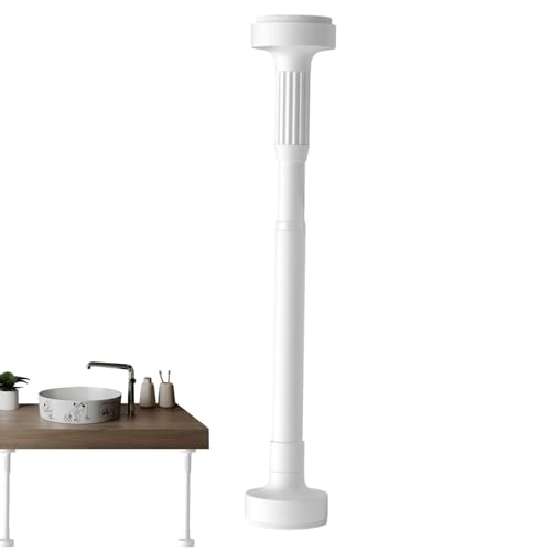 Barra de tensión – Barra telescópica para armario, barra de barra ajustable para visillos de red | Barras de resorte antideslizantes para terremotos, mesas, armarios, refrigeradores