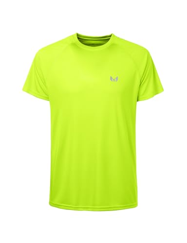 Image of Corna Men's Short Sleeve T-Shirts, Lightweight Men's Workout Shirt, UPF 50+ Sun Protection Athletic Dry Fit Shirts for Men