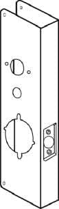 Don-Jo 27-S-CW Wrap Around Plate Fits Alarm Lock 2700/T2 & 3000 Series