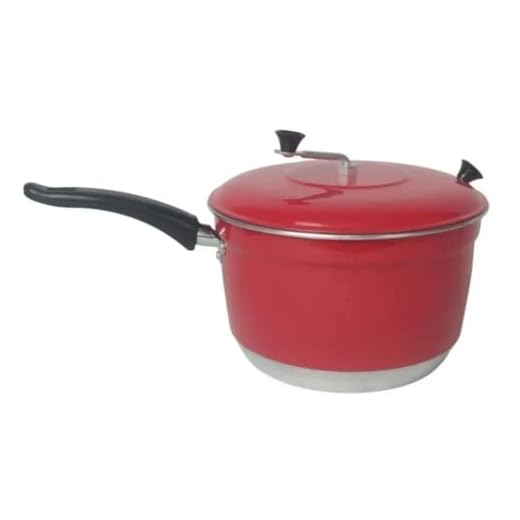 Panela Pipoqueira Vermelho Em Alumínio 4 Litros