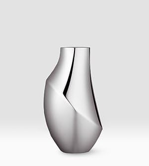 Georg Jensen Flora Medium Stainless Steel Vase