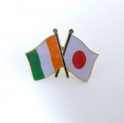 国旗ピンバッジ（日本・コートジボワール友好旗）のサムネイル