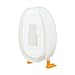 Duck-Shaped Silicone Toilet Brush Set with Gravity Holder for 360° Deep Cleaning, Soft TPR Head, Non-Scratch Bathroom Cleaning Tool, White/Yellow(Yellow)