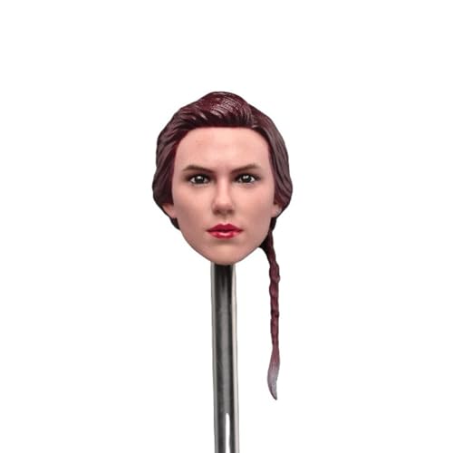 Tête miniature européenne 1/6 pour figurine féminine de collection