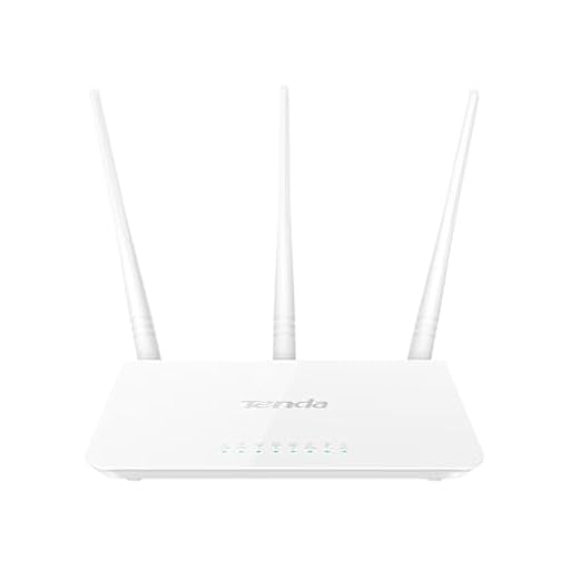 Tenda F3 Router WiFi N300 - Router Inalámbrico a 2,4 GHz WiFi, Punto de Acceso con 3 5dBi Antenas, 3 Puertos LAN/WAN Fast Ethernet, Control Parental, Red de Invitados, WISP, Fácil de Configurar | Ya disponible en tu tienda friki favorita! En mundofriki.es!