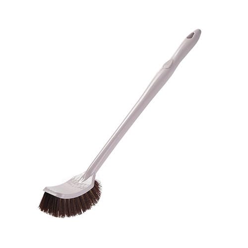 Brosse de toilette ensemble nettoyage salle de bain rose, long manche sans angle mort