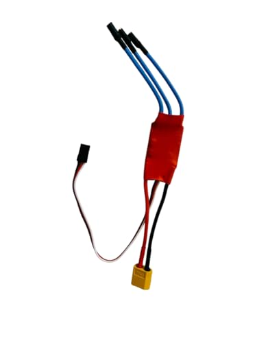 Image of 30A Brushless ESC with XT60 Connector | SimonK Firmware Electronic Speed Controller | 2-4S LiPo | 5V 2A BEC | 3.5mm Bullet Connectors | For RC Drone, Quadcopter, RC Plane