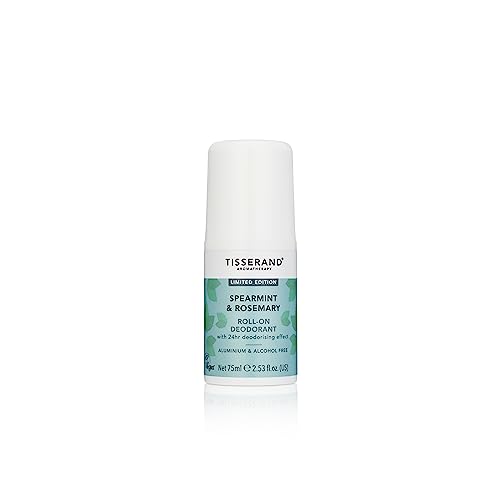 Tisserand - Spearmint & Rosemary Deodorant 75ml|100% Natural Essential Oils