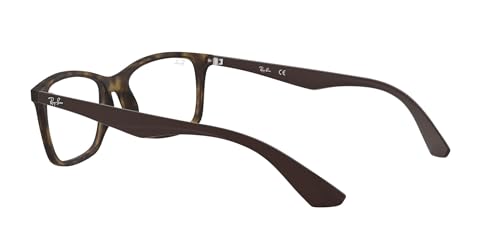 Image of Ray-Ban Unisex Clear Lens Square Frames - 0RX7047