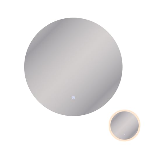 Miroir de salle de bain avec interrupteur tactile éclairage LED - 8