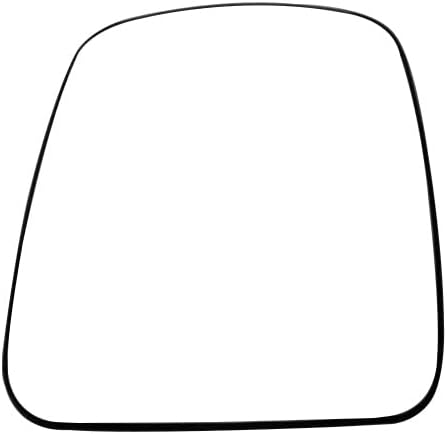 SCITOO Exterior Mirror Glass Driver Left Side Fit for 2003-2007 For Chevrolet EXPRESS/SAVANA W/HEATED Chrome Flat Replacement Side Mirror Glass RM10252-11PA